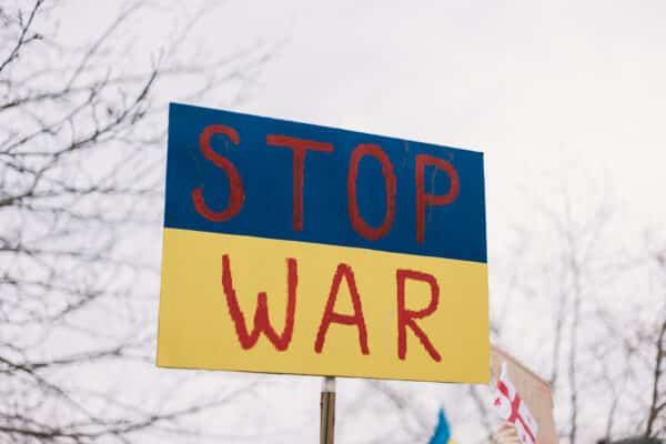 Cartaz contra guerras