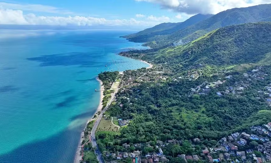 Vista aérea de Ilha Bela