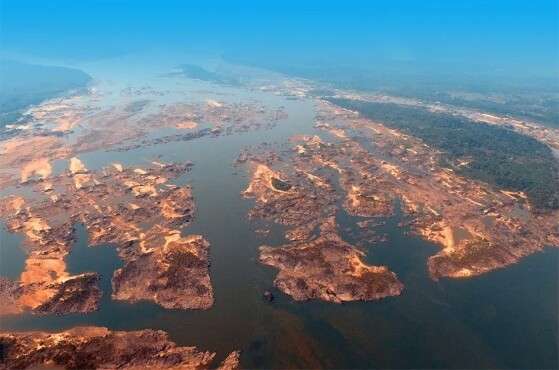 Rio Araguaia - vista aérea