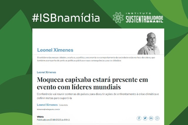 A moqueca capixaba representará o Espírito Santo na Casa Sustentabilidade Brasil, na COP30, sob o comando do chef Rafael Coelho